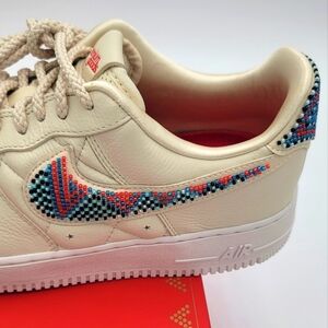 Nike Air Force 1 Beaded Swoosh Sneakers Rare Premium, The BELLA